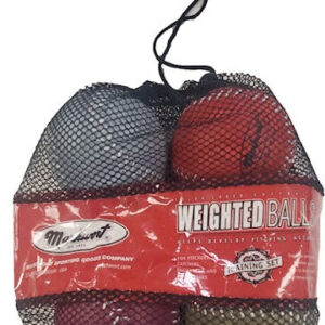 4 Pcs of 11 Softballs Placed Into Mesh Bag w/Drill Sheet