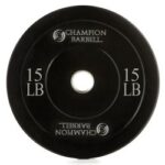 Olympic Rubber Plate Black 15lb