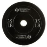 Olympic Rubber Plate Black 35lb