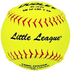 Dudley 12, 47/375 Fastpitch Little League Leather Softballs