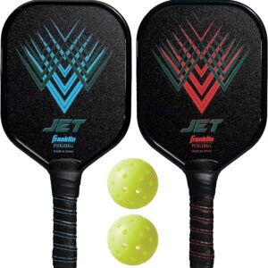 Franklin Sports Jet 2 Player Aluminum Paddle & Ball Set