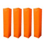 Markwort Football Pylons for Goal Line & End Zone - Orange - 4 Pcs