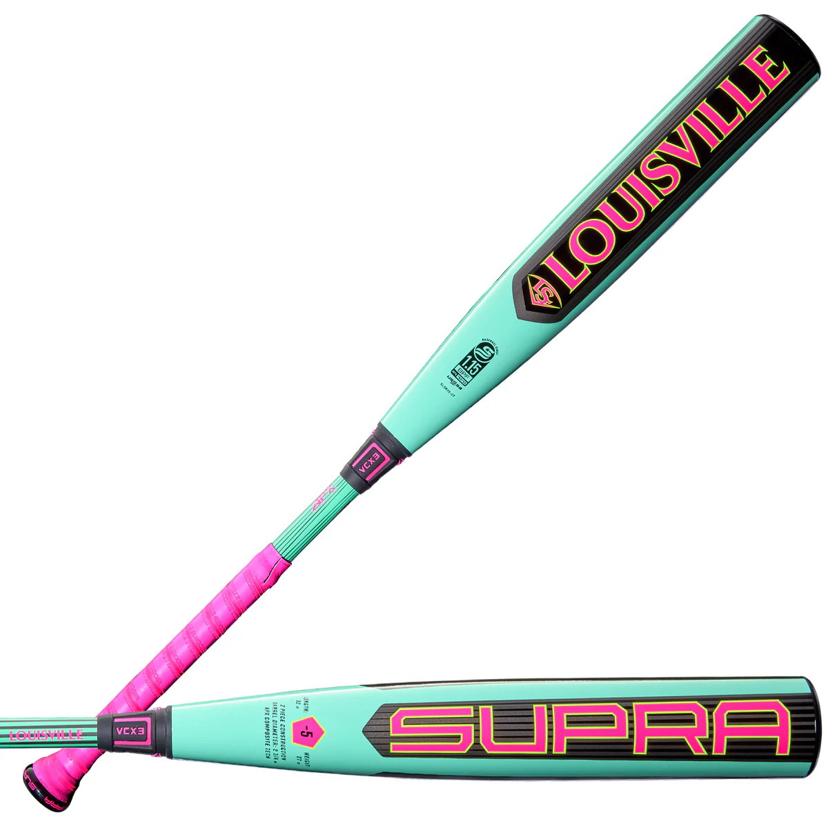 Louisville Slugger 2026 Supra 2-Piece Composite -5 USSSA 2-3/4" Barrel Baseball Bat - Image 4
