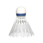 JEX 600 Official Grade Nylon Shuttlecock Foam Base - Medium Speed - White Skirt - 6 Pieces Per Tube