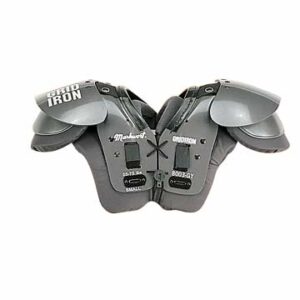 Markwort Football Shoulder Pads - Youth Small - Grey