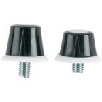 Markwort Soccer Cleats - Polyurethane - Black & White