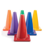 12 in. Game Cones -  Color My Class (Set of 6)