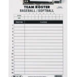 Markwort Baseball Softball Roster Clipboard