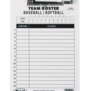 Markwort Baseball Softball Roster Clipboard
