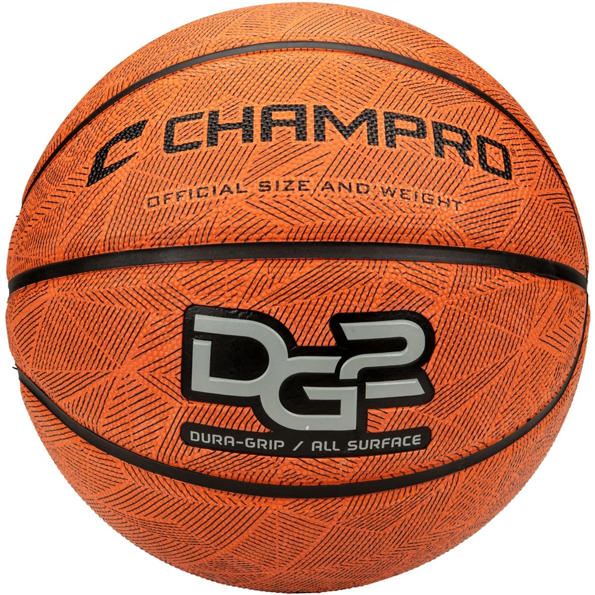 Champro Dura-Grip 230 Rubber Basketball - Image 3
